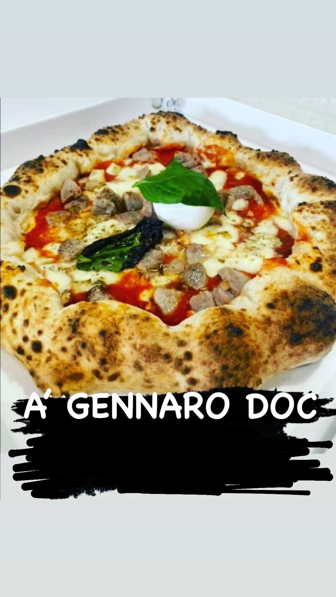 ‘A GENNARO DOC (CON CORNICIONE RIPIENO DI BUFALA)