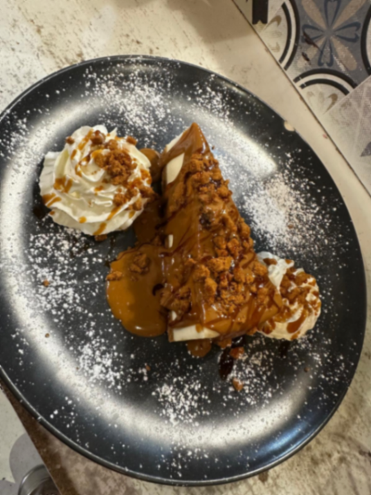 Cheesecake biscotto lotus e caramello