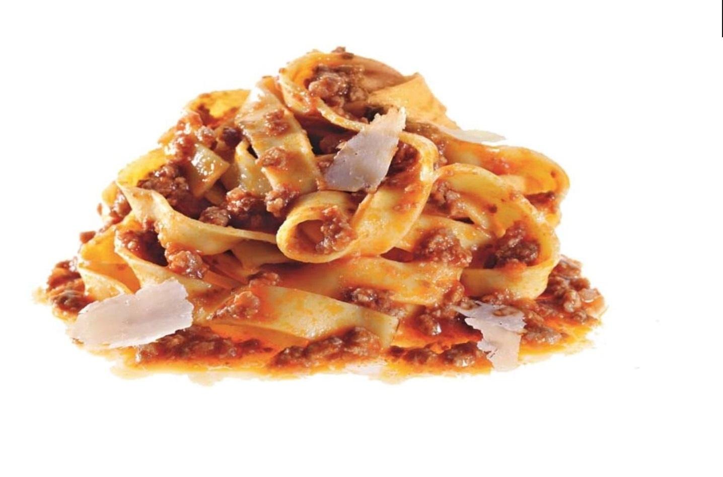 TAGLIATELLE AL RAGU' BOLOGNESE