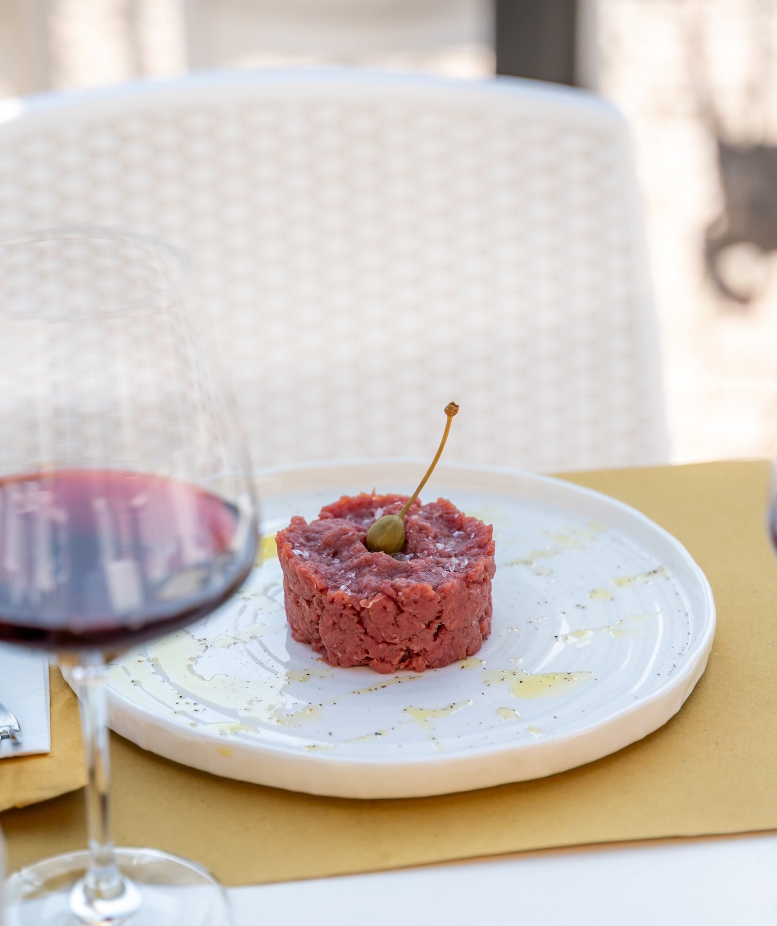 Tartare di fassona al coltello