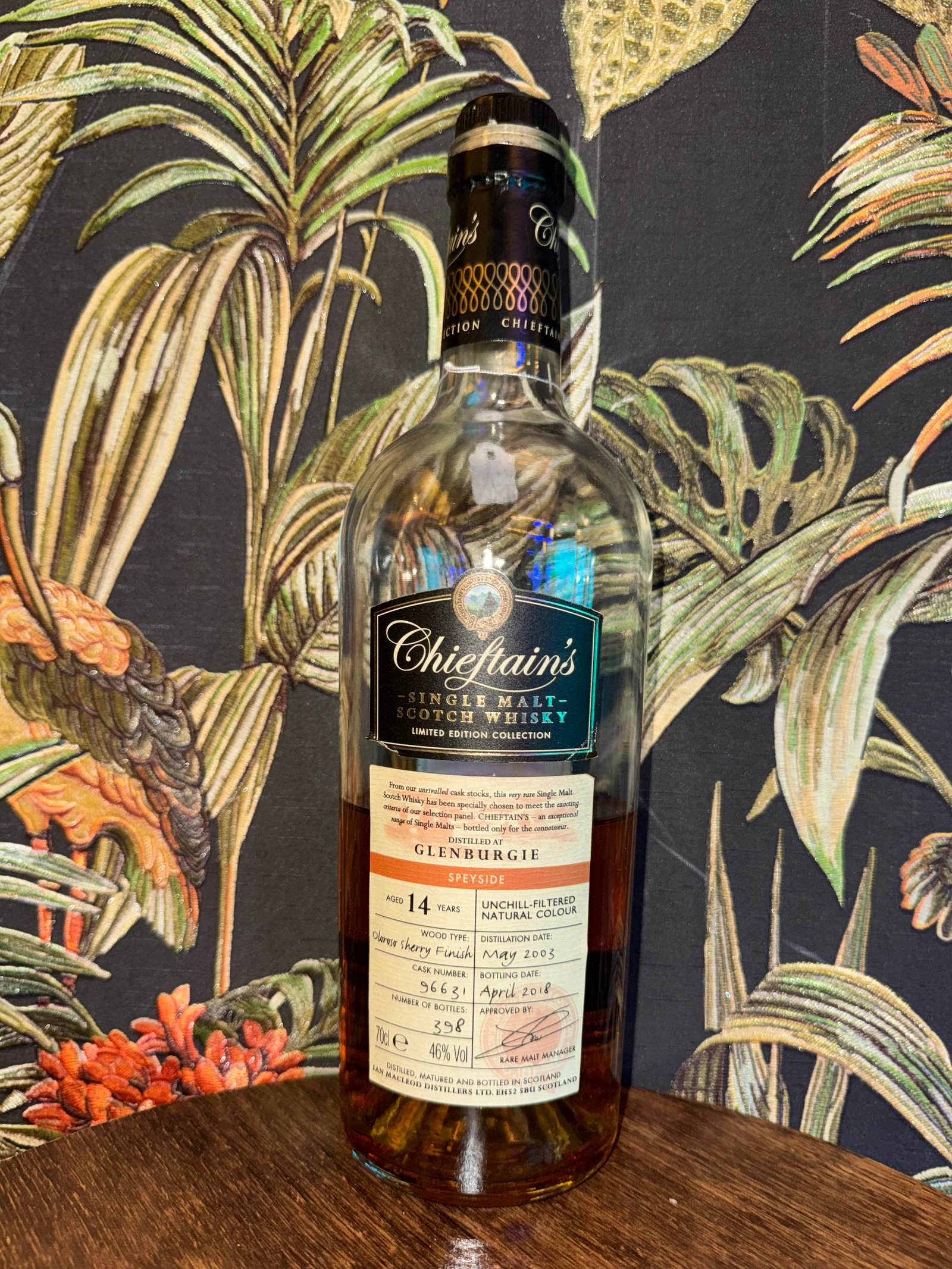 Chieftain’s Single Malt Speyside