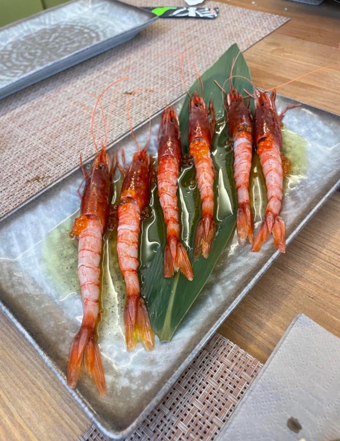 Gamberi rossi di Mazzara marinati