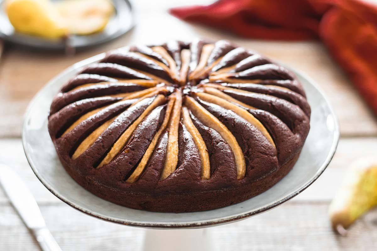 Torta pere e cioccolato