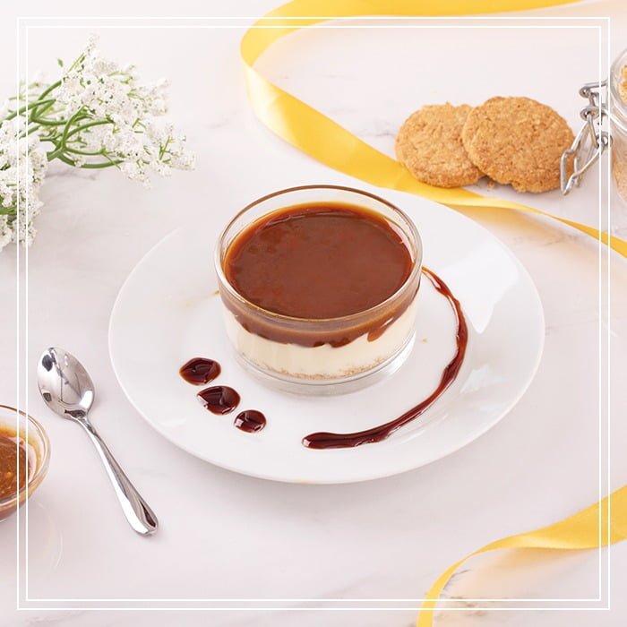 Cheesecake al caramello salato