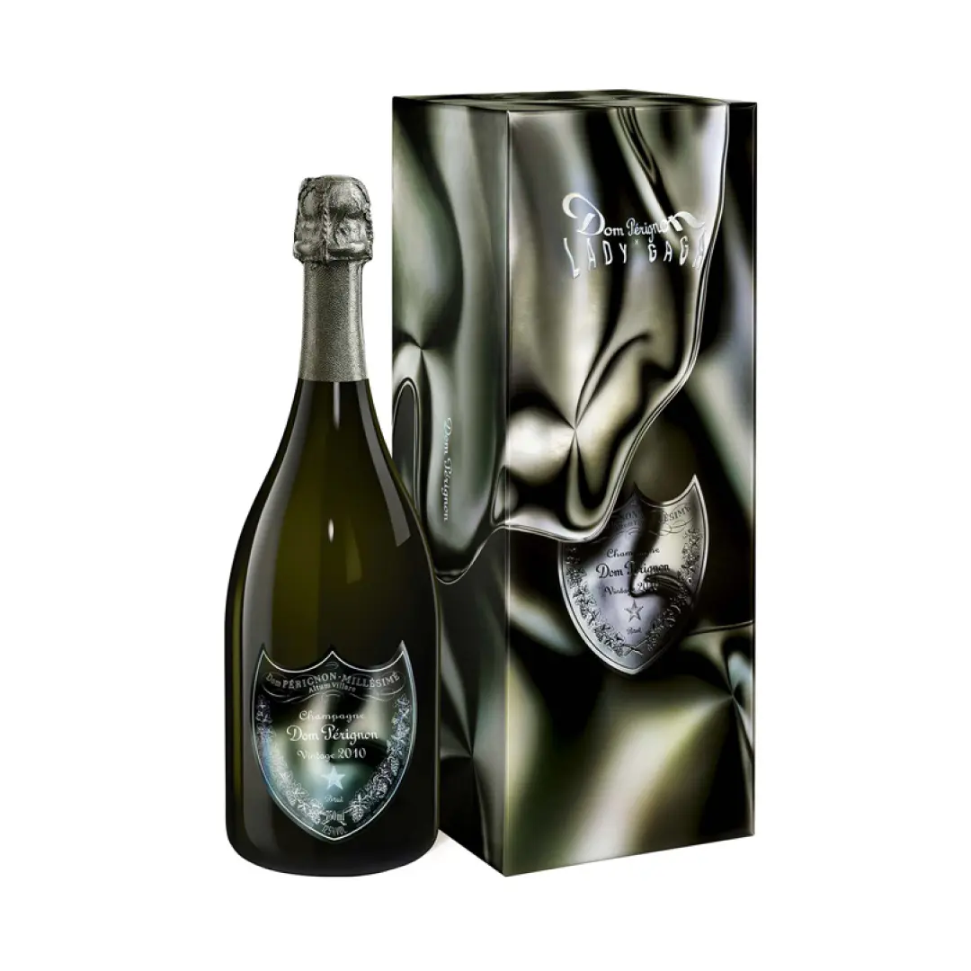 Dom Perignon Vintage 2010 Lady Gaga Limited Edition con cofanetto