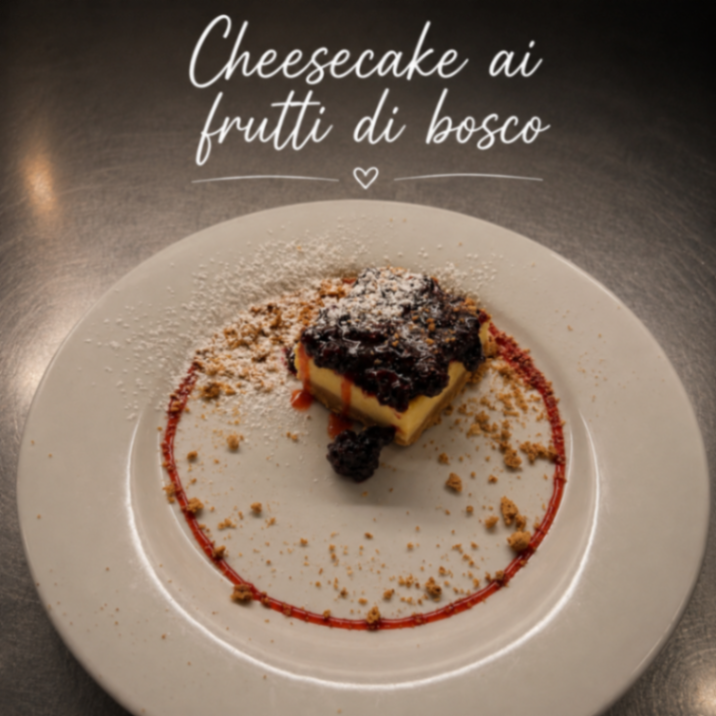 CHEESECAKE AI FRUTTI DI BOSCO