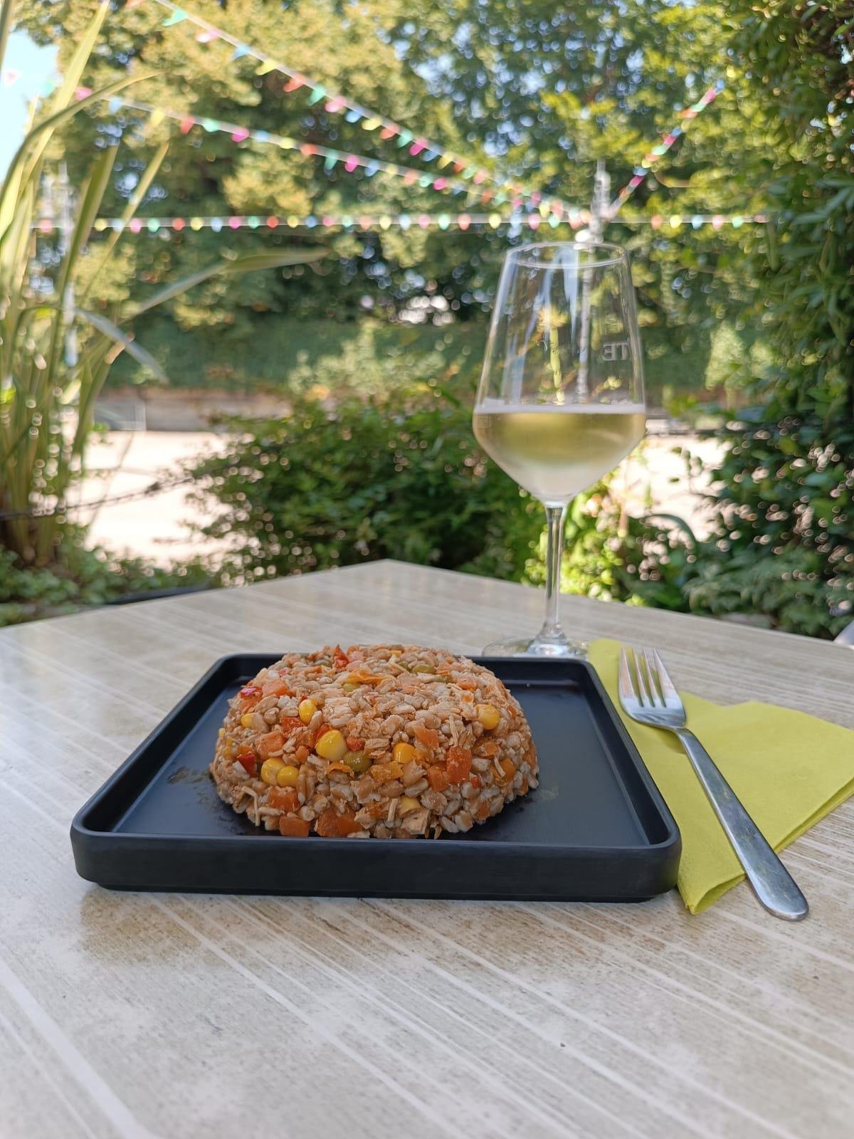 Farro con tacchino arrosto