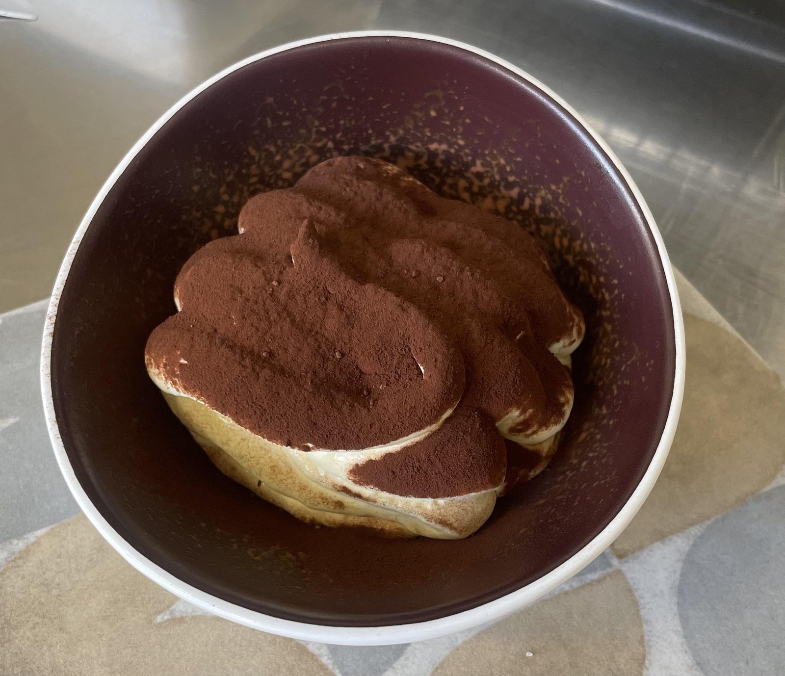 Tiramisù della casa, con miscela di caffè arabica